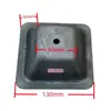 Estantes Metálicos, Tazas para Pies Cuadradas de Tubo de Acero Fundido, Bases para Pies Apilables, Equipo para Estaciones de Trabajo, Tazas para Pies de Hierro Fundido, Soportes de Bisagra, Dispositivos de Tracción