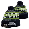2026 Comercio Exterior Al por Mayor Nuevo Estilo Gorro de Punto con Pompón de Color Mixto, Gorro de Lana de Equipo de Fútbol, Jacquard de Doble Cara, Retro Artístico