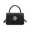 Bolso de cadena de rombos para mujer 2026 nuevo estilo moderno de moda versátil bolso cruzado nicho sensación de alta gama lujo ligero bolso cuadrado pequeño