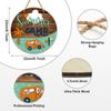 Se puede usar como etiqueta para letreros redondos de madera de verano, colgantes de puerta de bienvenida, colgantes de pared temáticos de granja pastoral y océano, decoraciones de pared para el hogar