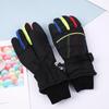 Luvas de esqui infantis inverno antiderrapante luvas quentes versão coreana de grosso ciclismo ao ar livre esportes luvas de dedo atacado