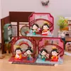 Souvenirs de Tendencia Nacional: Adornos de Escena Acrílicos de Dama de la Dinastía Tang, Nuevos Adornos Pequeños de Mesa Estilo Chino para Sala de Estar, Souvenirs Culturales y Creativos
