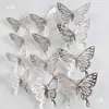 Atrezo fotográfico, adorno, decoración y fondo fotográfico de valle de mariposas de papel hueco metálico 3D