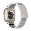 Adecuado para Correa de Apple Watch iWatch S12 Etiqueta de Cuero Bucle de Nailon Wild Trail Correa Ultra4