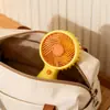 Ventilador Mini de Mesa Novo Modelo 2026 com Suporte para Celular, Ventilador Portátil Mini de Três Velocidades de Vento Forte Recarregável de Mão