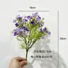 Ramo de simulación con contenido Yang de ciruelo perla alpina flor de mano para boda decoración de flor en maceta para hogar hotel arreglo floral