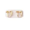 Qingdao Jewelry brincos para conversor de clipe de orelha simples espiral sem furo na orelha clip de orelha em forma de U acessórios fabricantes atacado