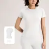 Conjunto de Ropa de Yoga de Verano para Mujer, Conjunto Deportivo de Running de Secado Rápido, Ropa de Fitness para Entrenamiento de Pilates, Manga Corta Ajustado