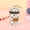 TikTok Explosivo Retro Creativo Monedero Billetera Pequeña para Niña Bolsa Barril Portátil Bolsa para Audífonos Llave de Coche Bolsa para Monedas