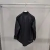 Camisa com Fivela de Metal Estilo Francês, Gola Alta, Mangas Longas, Corte Amplo, Elegante e Sofisticada, Outono/Inverno 2026, Transfronteiriça