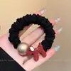 Goma para el pelo con diseño de cachorro de dibujos animados y bola para mujer 2025 Nuevo estilo Personalizada Sencilla Diadema Goma Elástica Alta Gama Alta Elasticidad Goma para el pelo