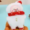 Serie Navideña de Peluche de Dibujos Animados Accesorios para Muñeco Conejo Accesorios para Broche de Muñeco Hombre de Jengibre Papá Noel