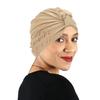 Novo Chapéu Turbante Indiano com Contas de Cristal Estilo Europeu e Americano Aliexpress, Chapéu Lenço Simples de Cor Sólida em Estoque