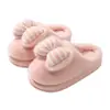 Pantuflas de algodón con suela gruesa para mujer, nuevo estilo otoño/invierno 2026, pantuflas para el hogar de interior, cálidas y mullidas, con suelas antideslizantes