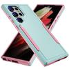 Adequado para Capa de Celular 2 em 1 Samsung S26Fe Trailblazer S25Ultra Cor Contrastante Militar Anti-Queda S24 Capa Protetora