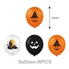 Nueva Decoración de Fiesta de Cumpleaños Temática de Fantasma Murciélago de Terror de Halloween Platos de Papel Desechables Vasos de Papel Mantel Banner