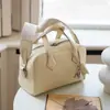 Bolso de Mano para Mujer Otoño e Invierno Nuevo Primera Capa Piel de Vaca TC Bolso Boston Gran Capacidad Bolso Tote Bolso de Hombro para Viajes Cortos Pequeño