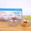 Estilo Coreano Estilo Ins Tazón de Vidrio Transparente Hogareño Celebridad de Internet Juego de Vajilla Plato para Ensalada de Frutas Tazón Cola de Fénix Juego de Cuatro Piezas
