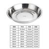 Plato Redondo de Acero Inoxidable 316, Plato Hondo, Plato para Sopa, Tazón para Sopa, Plato Plano, Plato para Cena en Casa, Tazón Grande para Sopa, Plato para Refrigerios de Jardín de Niños