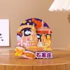 Imanes para refrigerador de Qinhuangdao, Hebei, imanes de madera con temática de ciudad, regalos culturales y creativos, recuerdos turísticos