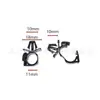 Compatible con cableado de varilla de soporte de capó/cubierta de motor, clips y sujetadores de base para manguera de aceite/manguera de aire/espacio de aire