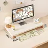 Organizador de escritorio, soporte para computadora de escritorio, elevador de monitor, base para pantalla de visualización, soporte de escritorio