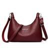 Bolso de Hombro de Color Sólido Suave Estilo Coreano Transfronterizo para Mujer, Nuevo Diseño de Nicho Versátil y Elegante, Bolso de Hombro para Mujer