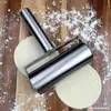 Rolo de Massa de Aço Inoxidável com Rodas Manuseado com Uma Mão Roller Economizador de Esforço para Massas de Baozi Dumpling Ferramenta Pequena de Cozinha Artefato para Abrir Massa