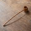 Cucharón de Agua Retro Estilo Chino de Raíz de Bambú, Vertedor de Vino de Bambú, Cucharón de Agua de Mango Largo, Cucharón de Agua para el Hogar, Vertedor de Vino de Bambú