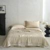 Juego de cuatro piezas de colcha de verano A-Class de 100 recuentos, Lenzing Tencel ultra fino Lf, Colcha de verano refrigerante para aire acondicionado del hogar, Colcha de verano delgada