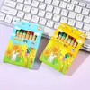 [¡Cajas Exclusivas para Principiantes a 0.01 con Envío Gratis! Crayones de Girasol de Dibujos Animados para Niños No Ensucian las Manos Pintura al Óleo Artística