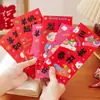 Sobres Rojos de Año Nuevo 2027 para Saludos de Año Nuevo y Regalos, Ovejas Lindas de Dibujos Animados, Sobres Creativos Lishi, Tamaño Grande, Universal