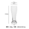 Taza Creativa para Cerveza Artesanal, Vidrio de Cristal Soplado, Taza Grande para Cerveza de Barril, Taza de Pinta, Taza de Trigo Estilizada, Personalizada