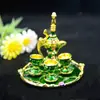Artesanías de Lata de Colores de Característica Étnica de Xinjiang Adornos Pequeños Utensilios para Vino Regalos de Botella de Vino de Metal Regalos Conmemorativos