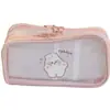Estuche Transparente de PVC Estuche Multicapa de TPU Estuche Femenino Estuche de Papelería de Gran Capacidad Estilo Japonés Lindo para Estudiantes de Primaria y Secundaria