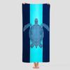 Toalla de Playa de Microfibra Transfronteriza de Tortuga Terciopelo de Doble Cara Absorbente de Secado Rápido Toalla de Baño Playa Natación Yoga Toalla Deportiva