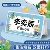 Letrero de escritorio para nombre de estudiante de primaria, letrero de escritorio de papel con soporte, letrero de escritorio plegable para la admisión y el inicio de clases de estudiantes de primer grado, anticaída