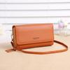 Bolso para teléfono móvil con pantalla táctil Lonny para mujer, pequeño bandolera, bolso pequeño, moda, bolsillo para llaves y monedas, horizontal