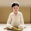 Xiaoyu Luoluo ofrece conjuntos de ropa de otoño para bebés y niños en stock, de Grado A, amigables con la piel y transpirables, de algodón Lycra, incluyendo camisetas interiores y leggings