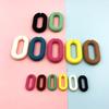 Accesorios para joyería DIY 40 * 24 mm goma acrílico hebilla de cadena abierta en forma de U cadena cadena de máscara cadena de bolsa