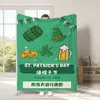 Nuevo St de Venta Caliente Transfronterizo Amazon Temu. Manta del Día de San Patricio Manta Navideña Manta de Regalo Festivo
