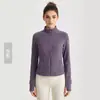 Traje de Yoga Weiman Otoño Invierno Au Li Rong Chaqueta Ajustada Generación de Calor Doble Cara Ropa Exterior Cálida con Bolsillos Top de Fitness para Mujer