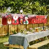 Amazon Transfronterizo Nuevo Banner de Bandera para Fiesta de Navidad Decoraciones de Atmósfera para Escena de Patio Festivo Decoraciones