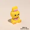 Boneca Coelho de Laço Cartoon Tridimensional DIY Decoração de Carro Mesa Enfeites Chaveiro Acessórios de Resina Material