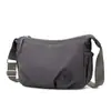 Bolsa transversal casual de grande capacidade, modelo novo 2026, bolsa de nylon simples e versátil para homens e mulheres, bolsa de ombro simples e leve