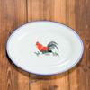 Plato de pescado antiguo de cerámica de 12 pulgadas, plato poco profundo para el hogar, plato para albóndigas, vajilla vintage gruesa, fuente de fábrica, venta al por mayor