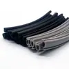Tira guia de água de silicone para carro, tira de vedação de canal de água, tira antifurto para batente de porta com isolamento acústico e anti-colisão, tira de silicone à prova de vento para porta e janela