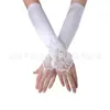 Luvas Pretas de Baile Gatsby para Mulheres Anos 1920 Luvas de Festa Únicas Luvas Combinando com Acessório de Cabeça para Vestido de Noiva