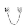 Accesorios Transfronterizos Aleación Panjia Accesorios para Pulsera de Cuentas diy Oreja de Trigo Minnie Cadena de Seguridad Hebilla Fija Opción de Regalo