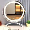 Corazones de Internet Espejo Relleno de Luz de Viento Dormitorio Escritorio LED Recargable Espejo de Tocador Espejo Inteligente de Maquillaje